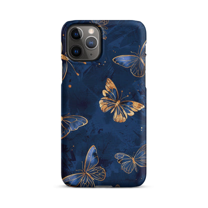 Blue Butterflies Phone case for iPhone-4